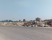 شكوى من تراكم المخلفات فى مدخل طنطا الجنوبى