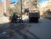 استجابة لـ"اليوم السابع".. رفع القمامة المنتشرة خلف ديوان عام محافظة الغربية
