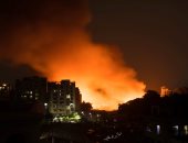 اندلاع حريق ضخم فى السوق الكبير بمدينة بواكيه بكوت ديفوار