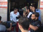 تشييع جثامين 3 شهداء فلسطينيين استهدفهم الاحتلال الاسرائيلى بشمال غزة