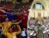 البرلمان يُكرم منتخب اليد بعد إنجاز كأس العالم.. عبد العال: قدموا نموذجا مشرفا لشباب مصر الواعد.. ووكيل النواب: نشعر بالفخر.. والسيسى أول من دعم الشباب.. ولجنة الشباب تقترح إقامة احتفالية كبرى تحت قبة البرلمان