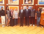 سفير مصر بألمانيا يلتقى عددا من طلبة الماجستير والدكتوراه المصريين ببرلين 