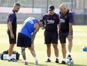 ميسي يواصل المران منفردًا فى برشلونة ومهدد بالغياب ضد ريال بيتيس