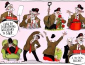 كاريكاتير التايمز يسخر من موقف زعيم حزب العمال من "بريكست دون صفقة" 