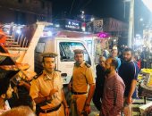 صور.. حملة ليلية لشرطة المرافق على المقاهى بالمحلة