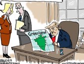 كاريكاتير ذا ويك يسخر من طلب ترامب جزيرة جرينلاند: ليست ملعب جولف