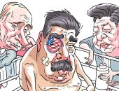 صحيفة أرجنتينية تنشر كاريكاتير يبرز دعم بوتين وشى جين بينج لمادورو ضد ترامب