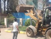 إزالة الإعلانات المخالفة والغير مرخصة بمركزى شبين الكوم وتلا فى حملات بالمنوفية 