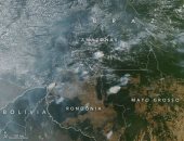 صور فضائية لناسا تكشف عن دخان حرائق غابات الأمازون المطيرة