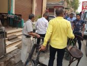 حملات لرفع الإشغالات بالعجوزة والطالبية وإصلاح كسر ماسورة مياه جنوب الجيزة