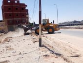 تواصل رفع المخلفات والاستعداد لمعرض المدارس بالعريش