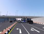 صور.. إنشاء جسر لتسهيل حركة المرور على طريق الأمير نايف فى الدمام بالسعودية
