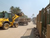 رفع القمامة بقرى البدرشين ومنشأة القناطر والاطمئنان على سوق برقاش بالجيزة