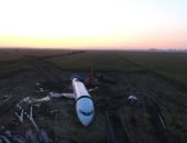 ننشر فيديو يعرض مكان هبوط طائرة روسية اضطراريا وعلى متنها 233 راكبًا