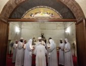 البابا تواضروس يصلى القداس بدير أبو مقار في ذكرى القديس مكاريوس الكبير