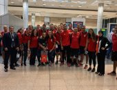 بعثة منتخب السباحة تعود من المغرب بعد المشاركة فى دورة الألعاب الأفريقية