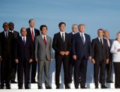 الرئيس السيسى يشارك فى الصورة التذكارية لقادة  G7