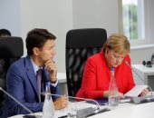 ميركل وترودو يناقشان الإصلاح فى أوكرانيا والتحديات التى تواجه الاقتصاد العالمى