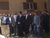محافظ القليوبية ورئيس جامعة بنها يتفقدان مشروع تطوير قرية كفر فرسيس