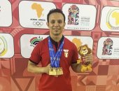 أحمد سعد يتوج بـ 3 ذهبيات فى رفع الأثقال بالألعاب الأفريقية