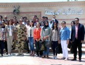 القوات المسلحة تنظم عدة زيارات لوفد شبابى من أبناء المصريين بالخارج
