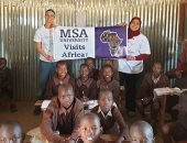 صور.. جامعة MSA تشارك فى علاج 150 مريض وإجراء 76 عملية جراحية فى كينيا