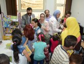بالصور.. «وطن بلا ارهاب».. مجلة نور تزور أطفال معهد الأورام