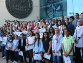 رئيس هيئة الرقابة المالية يكرم المتفوقين علمياً من أبناء العاملين بها 