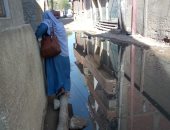 شكوى من غرق منطقة خلف المطحن بأسوان بمياه الصرف الصحى