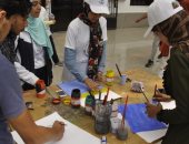 طلاب جامعة قناة السويس يتنافسون فى مسابقة "ابدع .. ابتكر" .. صور