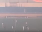 فيديو.. نيران "الأمازون" تهاجم ملعبا يستضيف مباراة كرة قدم فى البرازيل