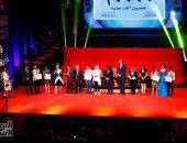 نجوم الفن على السجادة الحمراء فى ختام مهرجان القومى للمسرح