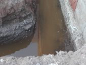 قارئ يشكو من كسر ماسورة صرف صحى فى كوم حمادة بالبحيرة