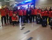 بعثتا فريق سلاح الشيش والمصارعة أبطال افريقيا يعودون للقاهرة من كازبلانكا