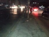 سكان مدينة نصر يشكون من سرقة السور الخاص بطريق الأتوبيس شارع متولى الشعراوى