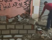  إزالة سور مخالف فى حملة مسائية لحى ثان المنتزه بالإسكندرية