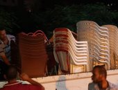 صور.. حملات مسائية لإزالة اشغالات الطريق والرصف بالإسكندرية