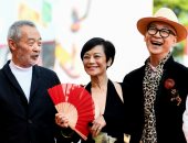 صناع فيلم الأنيميشن Ji Yuan Tai Qi Hao على السجادة الحمراء لمهرجان فينسيا 