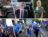 صور.. العالم هذا المساء.. بلجيكا تبدأ احتفالاتها بالذكرى الـ75 لتحريرها من الاحتلال.. إيفانكا ترامب فى زيارة لكولومبيا لدعم التنمية والازدهار للمرأة.. مظاهرات أمام البرلمان البريطانى احتجاجا على قرارات جونسون