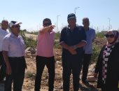 صور .. "مياه الإسكندرية": نقل خطوط المياه المتعارضة بطريق العلمين