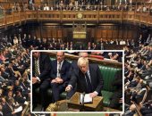 جلسة ساخنة لمجلس العموم البريطانى.. هزيمة مدوية لرئيس الوزراء أمام النواب.. 328 عضوًا يصوتون لصالح عرض قانون يمنع بريكست دون اتفاق.. جونسون يقترح بإجراء انتخابات عامة مبكرة.. واحتجاجات حاشدة أمام البرلمان (صور)