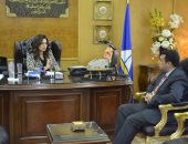 محافظ دمياط تطالب رئيس مدينة الزرقا الجديد بالتصدى للمخالفات وتكثيف الحملات الرقابية