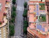 سباق درجات إسبانى يكشف مزرعة مخدرات فوق سطح مبنى.. فيديو