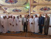صور.. محافظ جنوب سيناء يحضر عُرسا لإحدى القبائل البدوية بمدينة الطور