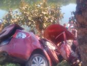 مصرع شخص وإصابة 6 آخرين في انقلاب سيارة بأسيوط