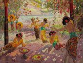 دار سوثبى تعرض لوحة "النساء على الشرفة" بـ 7 ملايين دولار 