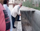 صور.. وكيل صحة الدقهلية يتفقد أعمال الصرف الصحى بمستشفى حميات المنصورة