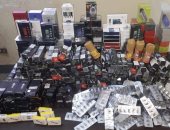 جمارك سفاجا تحبط محاولة تهريب كمية من السجائر والشيش الإلكترونية