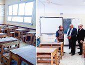 "تعليم القاهرة والجيزة" تعلنان استعدادهما للعام الدراسى الجديد.. تكريم أبناء الشهداء فى أول يوم دراسة بالجيزة وعرض لإنجازات الدولة بالطابور الصباحى بالقاهرة لغرس روح الانتماء.. والانتهاء من صيانة 8800 مدرسة