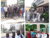 موظفو ميناء الإسكندرية يطلقون حملة لنظافة شوارع وأرصفة وساحات الميناء